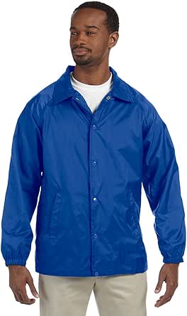 Men's Raglan Sleeves Nylon Staff Jacket