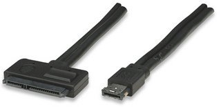 18 inch eSATA USB Combo-Port to SATA (Data Power) Cable, Manhattan 325752