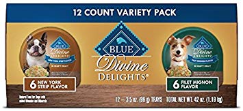 Blue Buffalo Divine Delights Natural Adult Small Breed Wet Dog Food Cups
