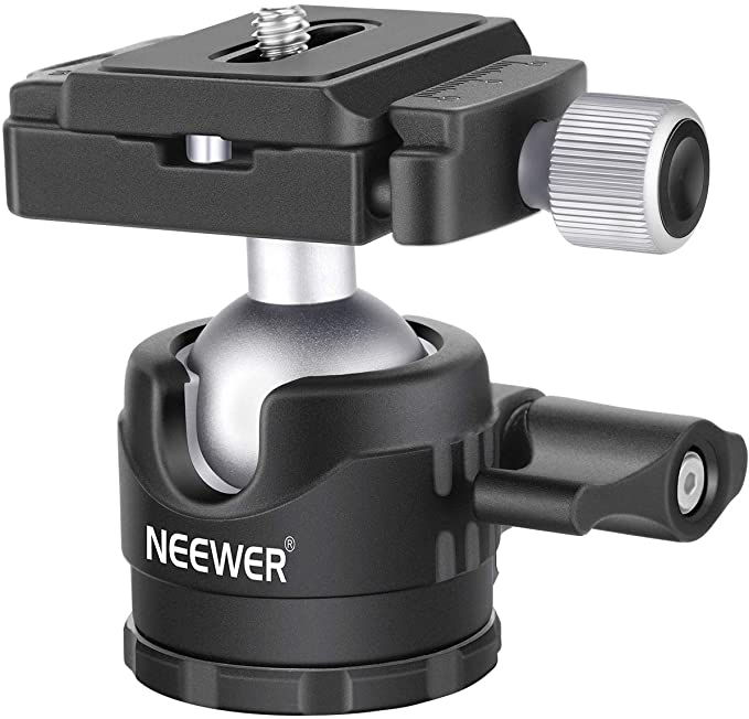 Neewer Low-Profile Ball Head 360 Degree Rotatable Tripod Head for DSLR Cameras Tripods Monopods