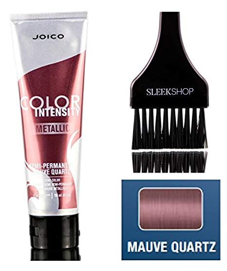 Joico Color Intensity METALLIC Semi-Permanent Creme Hair Color (with Sleek Tint Brush) (Mauve Quartz)