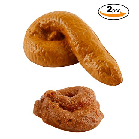 YGDZ Top Quality 2 Pack Fake Poop Toy Shipping by FBA