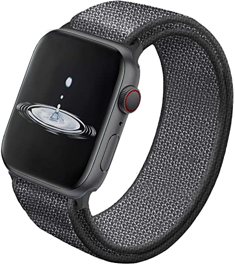 HooQer Watch Band Compatible with for Apple Watch Band 38mm 40mm 42mm 44mm Soft Lightweight Breathable Nylon Replacement Band for Watch Series 5 4 3 2 1