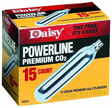 Daisy Outdoor Products 15 ct. CO2 (Silver, 12 gm)