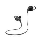 Aukey QCY QY8 Wireless Bluetooth V41 Sports Headphones Lightweight and Comfort Stereo in Ear Runningexercise Sweatproof Headsets with Mic Noise Canceling Earphones for Iphone 6 6plus 6s 6s Plus
