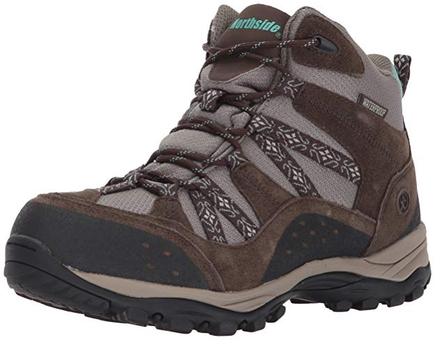 Northside Womens Freemont Leather Mid Waterproof Hiking Boot