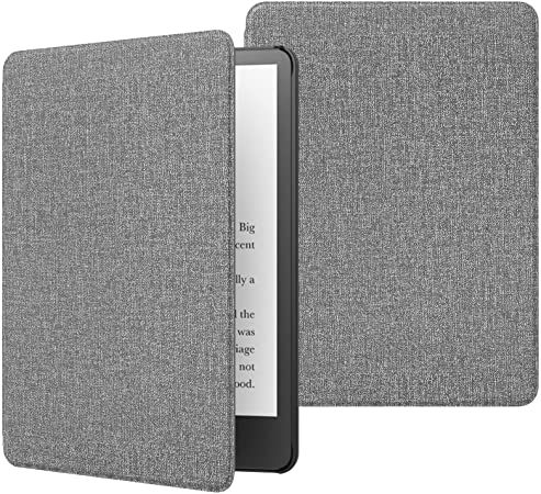 MoKo Case for 6.8" Kindle Paperwhite (11th Generation-2021) and Kindle Paperwhite Signature Edition, Lightweight Shell Cover with Auto Wake/Sleep for Kindle Paperwhite 2021, Denim Gray