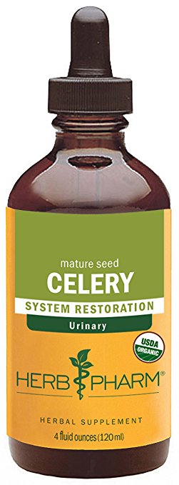 Herb Pharm Certified Organic Celery Seed Extract for Urinary System Support - 4 Ounce