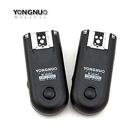 Yongnuo Professional Flash Trigger RF-603 II N3 for Nikon DSLR D7100, D7000, D5100, D5000, D3200, D3100, D600, D90, D53,D750 etc