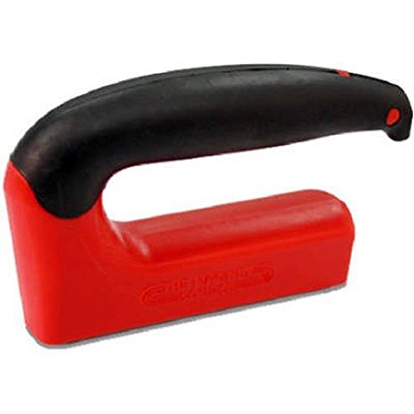 Powerful Handle Magnet with Ergonomic Handle, 4.50" Length, 1" Width, 3.375" Height Including Handle, 100 Pounds Pull, 1 each