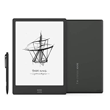 BOOX Note2 10.3 E-Reader E- Paper, Android 9.0,Front Light, Fingerprint Recognition, 5GHz WiFi, OTG Capacity