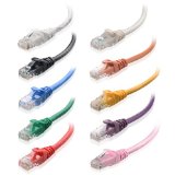 Cable Matters 10-Color Combo Cat6 Snagless Ethernet Patch Cable 1 Foot