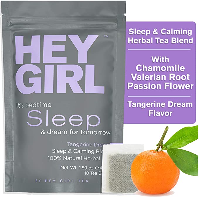 Sleep Aids Tea - Calming Anxiety Relief & Stress Relief Tea Blend |100% Natural Herbal Tea | No Melatonin and Non-Habit Forming | 45 g - 18 Tea Bags