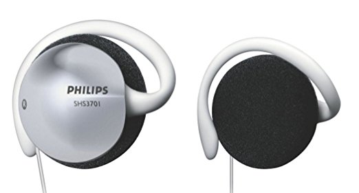 Philips SHS3701/27 Earclip Headphones with Interchangeable Color Caps (Discontinued by Manufacturer)