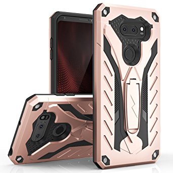 LG V30 Case - Zizo [Static Series] Shockproof [Military Grade Drop Tested] w/ Kickstand [LG V30 Heavy Duty Case] Impact Resistant