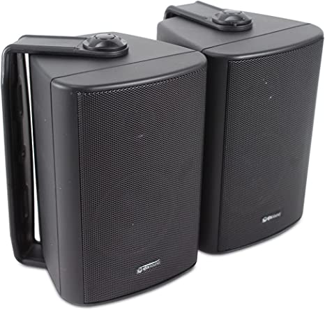 Adastra 2x Black Wall Mountable Surround Sound Home Audio Hi-Fi Speakers 60W