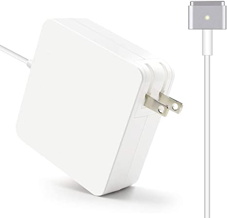 Mac Book Charger Replacement MacBook Air 11 13 inch (After Mid 2012) 45W Magsafe 2 T-Tip Power Adapter Charger fit for A1435 A1436 A1465 A1466 MD223 MD711