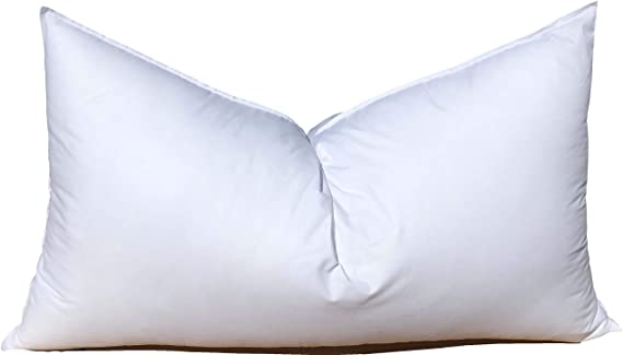 Pillowflex Synthetic Down Alternative Pillow Inserts for Shams and Sleeping (22 Inch by 28 Inch) Oversized Standard Jumbo