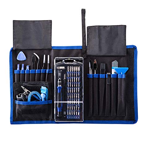 Precision Screwdriver Set with Magnetic Driver Kit,KALAIDUN 82 in 1 Professional Electronics Hand Repair Tool Kits for iPhone,Cell Phone, iPad,Tablet,Computer,Camera,watch