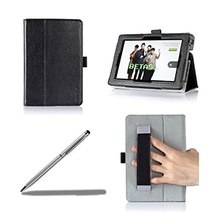 ProCase Previous 2013 Kindle Fire HD 7 Case with bonus stylus pen - Flip Stand Leather Folio Cover for Previous Generation Kindle Fire HD 7 inch Tablet (will only fit New Kindle Fire HD 7 2013 released, 3rd Gen HD 7) (Black)