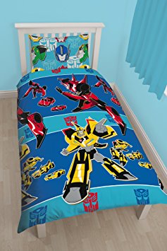 Transformers Disguise Single Duvet Cover and Pillowcase Set