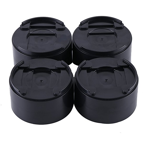 Round Furniture Bed Risers Create Under Bed Storage Home Set of 8 Black Color