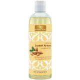 Beauty Aura 100  Pure Sweet Almond Oil Cold Pressed From Best Quality Almond Kernels - Cold Pressed and Hexane Free - No Synthetic Preservatives Colors or Fragnances 16 Fl Oz