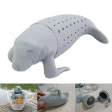 Outop Silicone Manatee Diffuser Infuser Loose Tea Leaf Strainer Herbal Spice Filter
