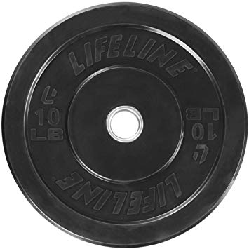 Lifeline Rubber Bumper Plate - Multiple Weight Options