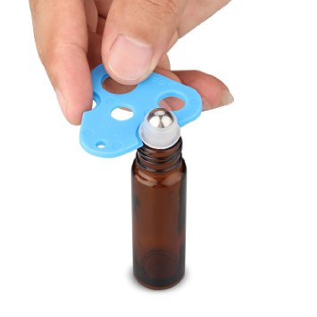 Olilia Essential Oils Opener - Essential Oil Key Tool For Easily Remove Roller Balls and Caps On Most Bottles (Blue)