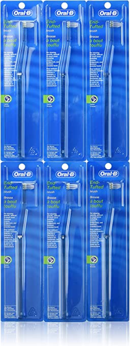 Oral-B End-Tufted Denture Toothbrush (Pack of 6)