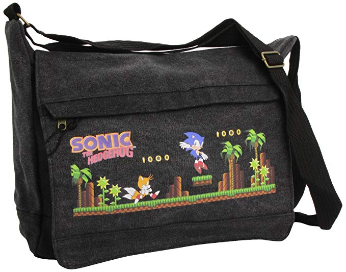 Sonic The Hedgehog 35 x 25 x 10cm Messenger Bag Green Hill