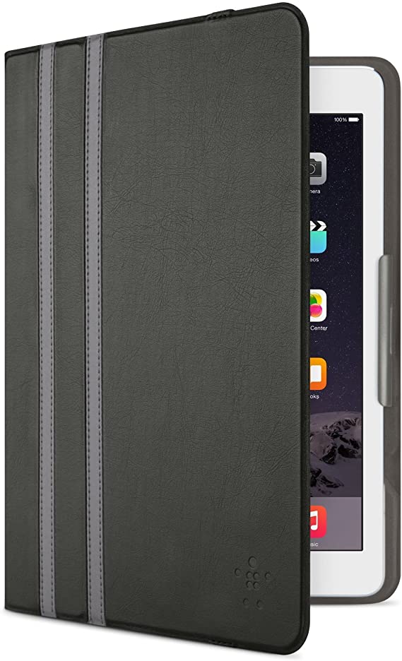 Belkin Twin Stripe Folio for iPad Air 2 and iPad Air (Gravel Stripe)