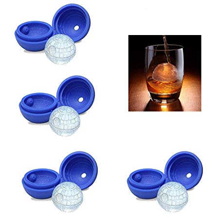 Round Ice Cube Funny Wars Death Star SiliconeTrays Ice Ball Tray