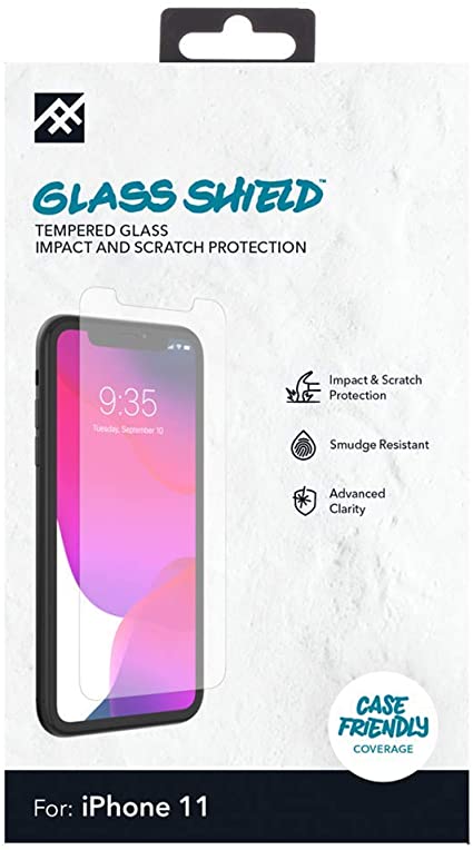 iFrogz - Glass Defense Glass Screen Protector for Apple iPhone 11 / XR - Clear