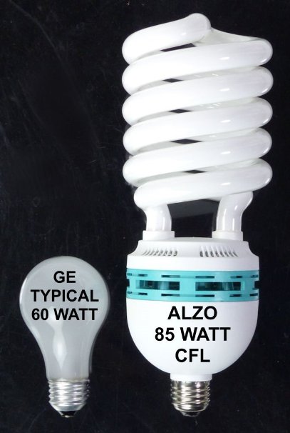 ALZO 85W Joyous Light Full Spectrum CFL Light Bulb 5500K, 4250 Lumens, 120V, Daylight White Light
