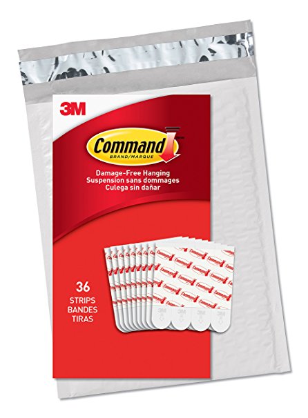 Command Medium Refill, White, 36-Strips (GP021-36NA) - Easy to Open Packaging