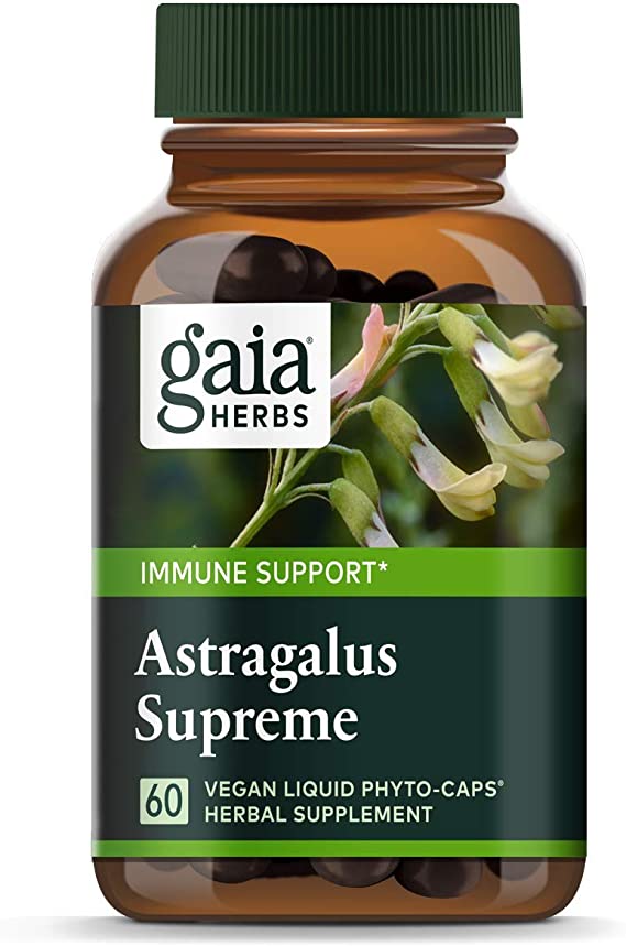 Gaia Herbs Astragalus Supreme, 60 Vegetarian Liquid Capsules