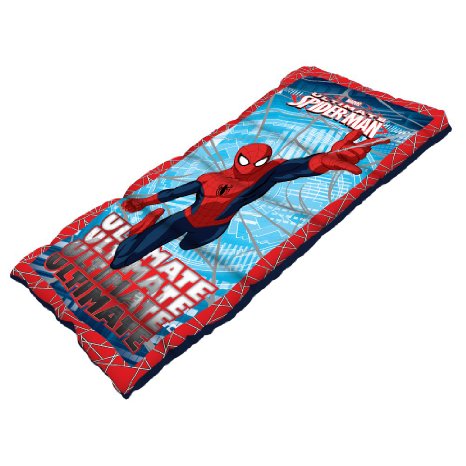 Spiderman Youth Sleeping Bag with 2.0-Pound Fill, 28 x 56-Inch