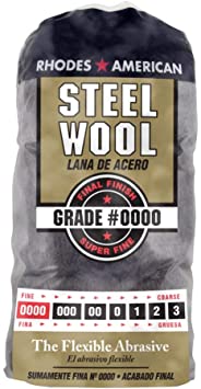 Homax Steel Wool, 12 pad, Grade #0000, Rhodes American, Final Finish