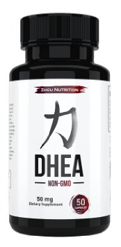 DHEA 50mg Supplement To Promote Balanced Hormone Levels For Men and Women - Restore Peak DHEA Levels To Look and Feel Younger - Non-GMO Formula - Made in the USA - Guaranteed Full Potency and Purity