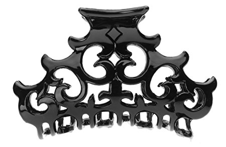 France Luxe Belle Large Victorian Jaw - Black