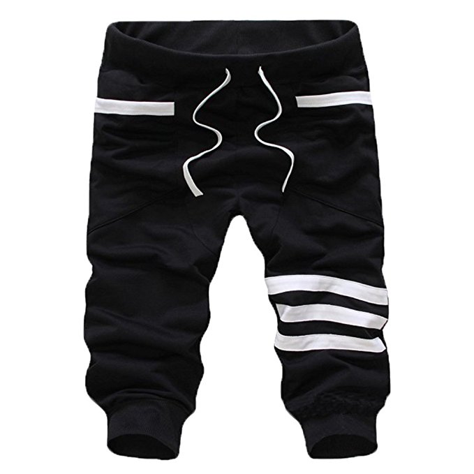L'asher Men's Soft Jogger Sports Causual Pants Shorts