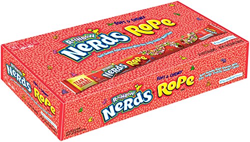 Nerds Rope Rainbow Candy, 0.92 Ounce Package (Pack of 24)