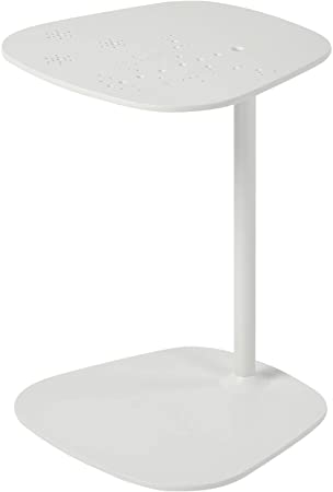 Tomile Laptop Side/End Table, C Shaped Sofa Side Table, Living Room Accent Metal End Table for Small Space - Easy Assembly