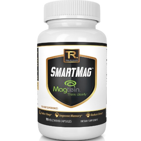 SMART MAG Magnesium Threonate Blend With Taurate And Glycinate - Patented And Clinically Proven Magtein Supplement - 90 Vegetarian Capsules