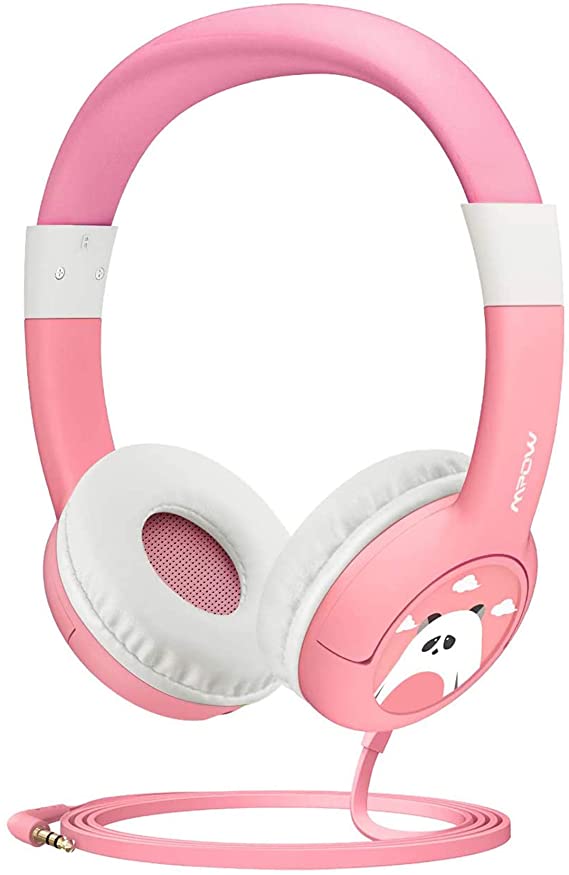 Mpow CH1 Kids Headphones w/85dB Volume Limited Hearing Protection & Music Sharing Function, Kids Friendly Safe Food Grade Material, Tangle-Free Cord, Wired On-Ear Headphones for Children/Toddler/Baby