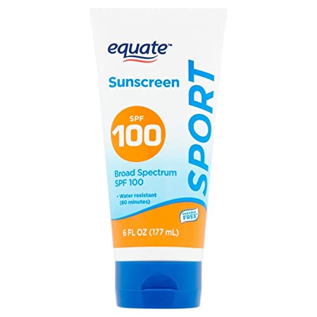 Equate Sport Sunscreen Lotion SPF 100, 6 fl oz