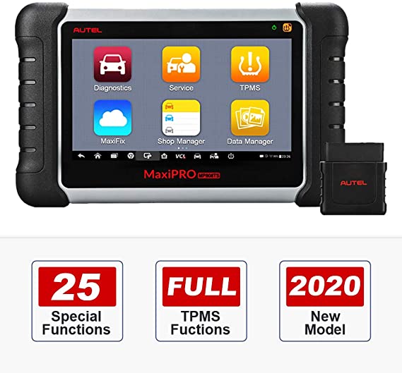 Autel MP808TS Automotive Diagnostic Scanner with Complete TPMS Functions, TPMS Installation, 25 Special Functions, Bi-Directional Control for Auto Repair Shops and Dealerships