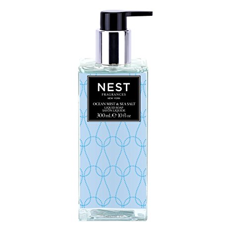 NEST Fragrances NEST09-OS Scented Liquid Ocean Mist & Sea Salt Liquid Soap, 10 oz